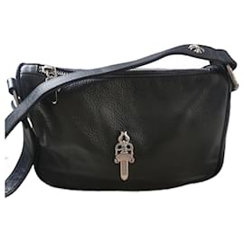 Borsa Chrome Hearts Chicken Nugget in pelle nera