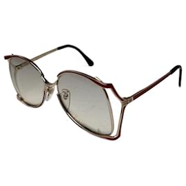 Occhiali da sole in metallo vintage Balenciaga
