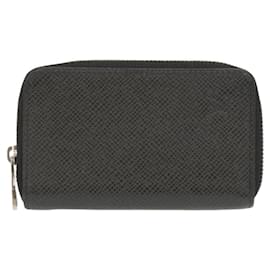 Louis Vuitton Zippy Coin Purse in Black Taiga Leather
