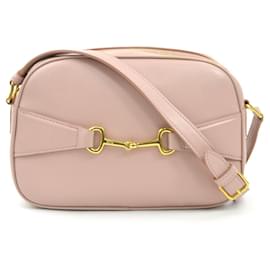 Bolsa de ombro de couro rosa Celine - Céline
