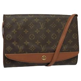 LOUIS VUITTON Borsa a Spalla Monogram Bordeaux 27 M51797 LV Auth 135649