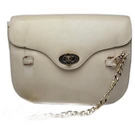 Céline Vintage Celine Paris Ledertasche beige