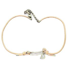 Collana Christian Dior Rosa con Cordino e D