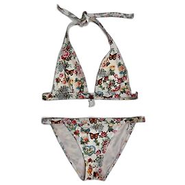 Bikini Christian Dior con Estampado Floral y Mariposas