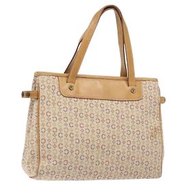 Céline Borsa a mano in tela Macadam C di CELINE beige Auth 134129