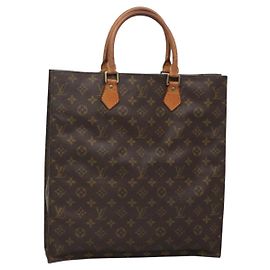 LOUIS VUITTON Borsa Sac Plat Monogram M51140 LV Auth ar13686