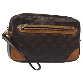 LOUIS VUITTON Monogram Marly Dragonne GM Clutch Bag M51825 LV Auth 133649