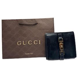 Cartera de cuero Gucci Jackie vintage negra
