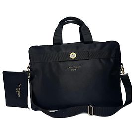 Borsa duffel in cotone 2Way Courreges Paris vintage nera
