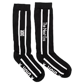 Chaussettes Dior The Next Era coton noir et blanc