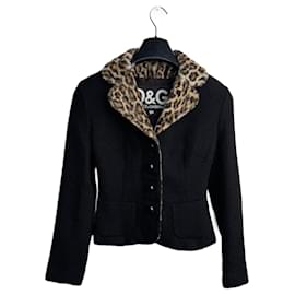 Dolce & Gabbana Wollblazer Schwarz