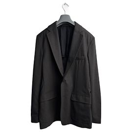 Maison Martin Margiela Blazer de lã Linha 10 Cinza