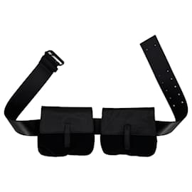 Prada Sport Double Pouch Belt Bag Schwarz Nylon