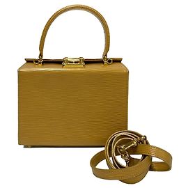 Mini borsa a mano in pelle Epi beige Fendi