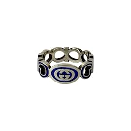 GUCCI Interlocking G Enamel Ring - Gucci