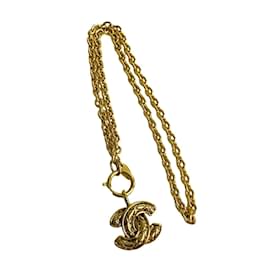 Collana Placcata Oro con Motivo Coco di Chanel
