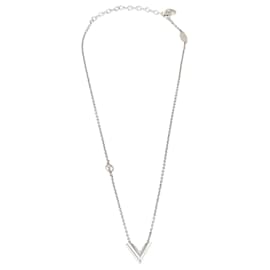 Collana Louis Vuitton Essential V in ottone placcato palladio