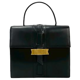 Céline Borsa tote in pelle nera Celine
