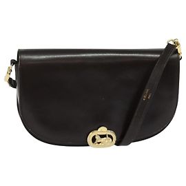 Céline Borsa a Spalla CELINE in Pelle Marrone Oro Auth ep10103