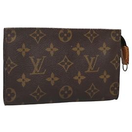 LOUIS VUITTON Monogram Bucket PM Accessory Pouch LV Auth ar13666