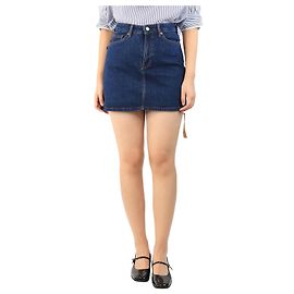 Reformation Blaue Denim-Minirock - Größe UK 8