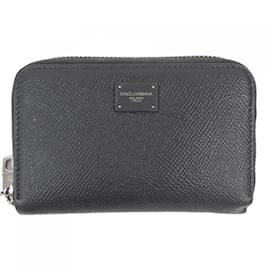 Dolce & Gabbana Black Bi-Fold Bill Wallet