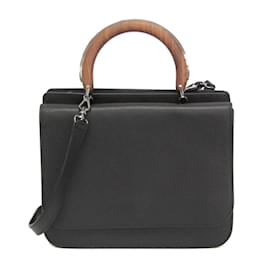 Borsa a tracolla con manico in legno Max Mara