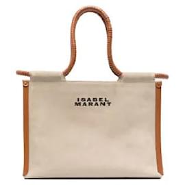 Borsa Isabel Marant Beige in scamoscio e pelle