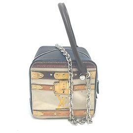 Louis Vuitton Trompe l'oeil Chain 2-Way Leather Handbag