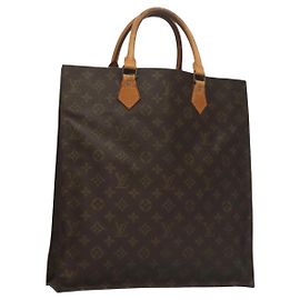 LOUIS VUITTON Borsa Sac Plat Monogram M51140 LV Auth 133062