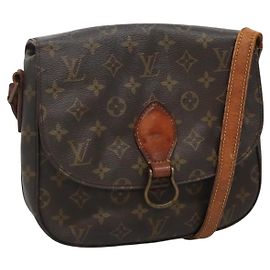 LOUIS VUITTON Monogram Monogram Saint Cloud GM Shoulder Bag M51242 Auth 133685