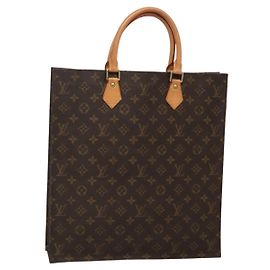 LOUIS VUITTON Borsa Sac Plat Monogram M51140 LV Auth 133703