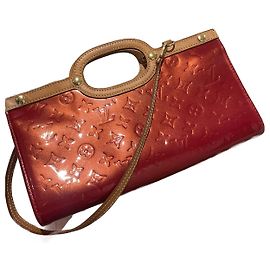 Borsa Louis Vuitton Rossa in Pelle Verniciata