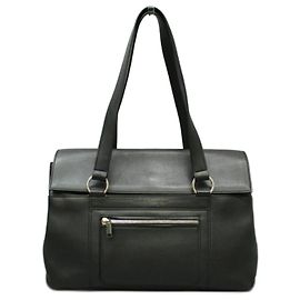 Bolsa de ombro Salvatore Ferragamo em pele preta