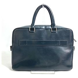 Borsa porta documenti in pelle Epi Louis Vuitton