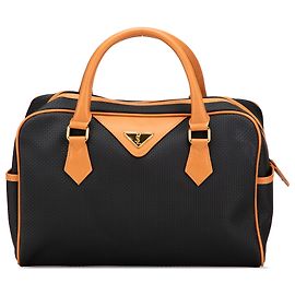 Bolsa Boston Saint Laurent em PVC preto