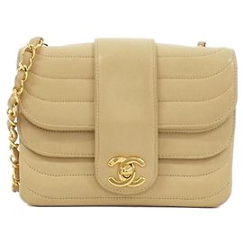 Borsa a Spalla Beige Chanel