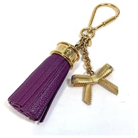 Portachiavi in pelle viola Louis Vuitton