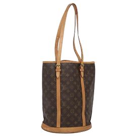 LOUIS VUITTON Borsa a Spalla Monogram Bucket GM M42236 LV Auth 136660