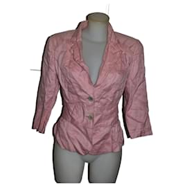 Giacca Sportmax in lino rosa maniche 3/4