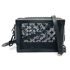 Borsa a Spalla Soft Trunk in Rete Ricamata Monogram Louis Vuitton
