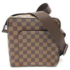 Louis Vuitton Damier Olaf PM Pochette Shoulder Bag