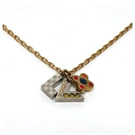 Collana a catena Love Letters con pendente in strass Louis Vuitton