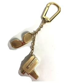 Louis Vuitton Gold Metal Keyring