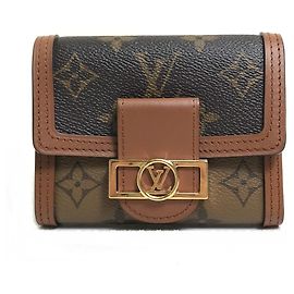 Cartera Compacta Trifold Dauphine Monograma Inverso Louis Vuitton