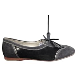 Derbies Paraboot in camoscio nero