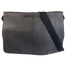 Dunkelbraune Leder-Schultertasche Cartier Marcello