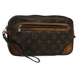 LOUIS VUITTON Monogram Marly Dragonne GM Clutch Bag M51825 LV Auth 135362