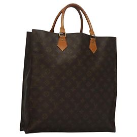 LOUIS VUITTON Bolsa Sac Plat Monogram M51140 LV Auth 136062
