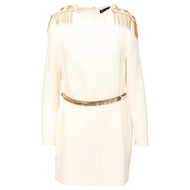 Vestido Mini Embellecido Versace